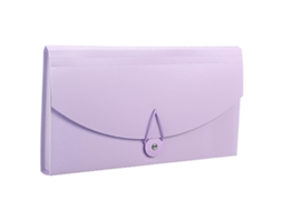 Carpeta De Acordeão Com 13 Bolsos, Profissional, Impermeável, Expansível, Para Documentos, Portátil, Para Notas Fiscais De Iva, Recibos, Cor Roxa