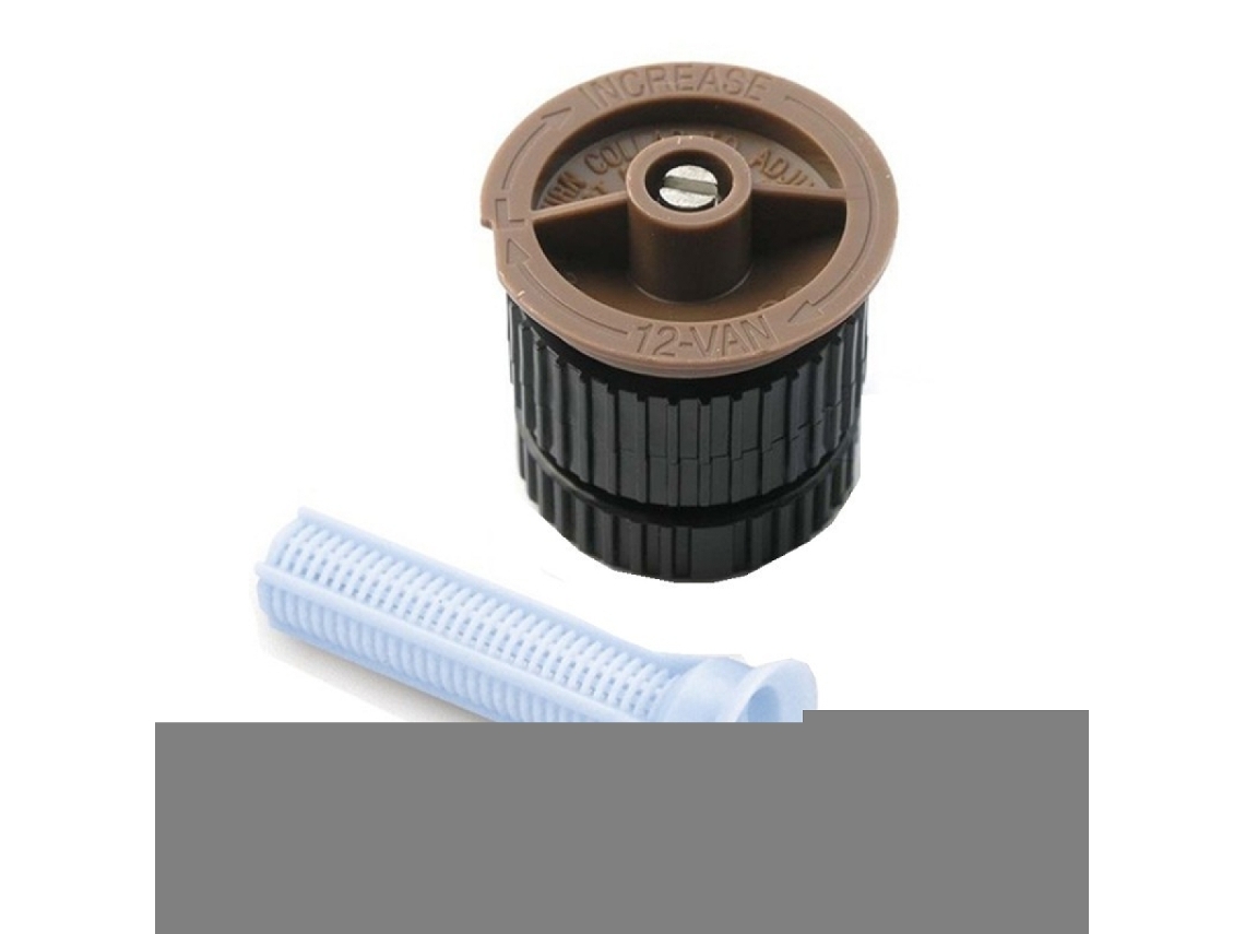 Difusores de bico 12 Van. Alcance 3,70 mts Bico Rain Bird 12 Van para difusores de setor ajustáveis. De 0º a 330º dependendo do modelo.