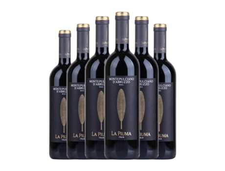 Vinho LA PIUMA La Piuma Montepulciano Montepulciano d'Abruzzo (0.75 L - 6 Unidades)