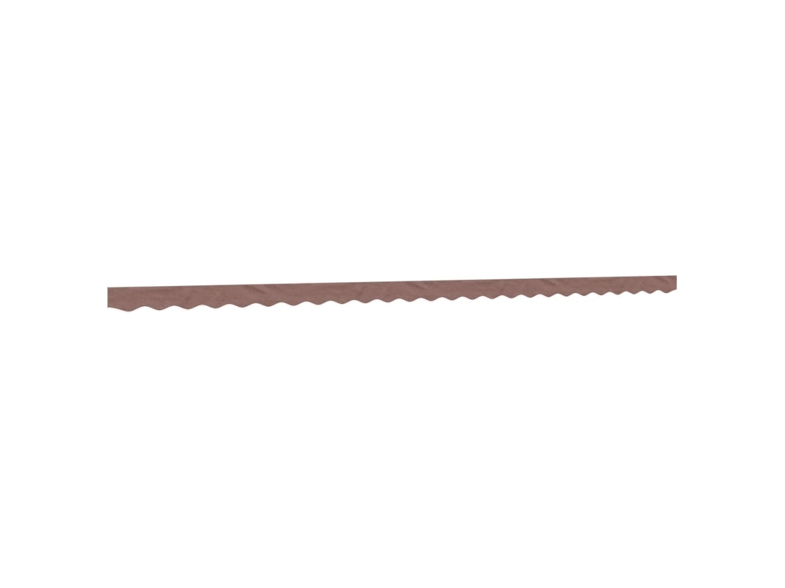 Replacement Awning Valance Fabric, Replacement Awning Valance Fabrics Vidaxl Marrom Tecido (580 X 20 Cm)