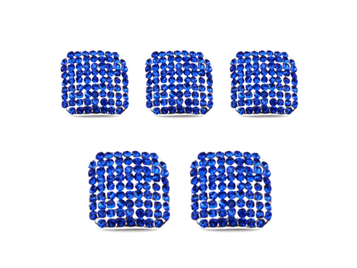 Unhas Falsas De Dedo Do Pé Com Strass Azul Para Decoração De Unhas E Manicure Diy