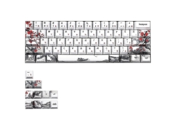 Lurelia Keycaps Sublimação Tinta Gh60 Rk61 Alt61 Gk61 Gk64 71 Teclas Para Teclado Mecânico