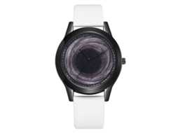 Reloj De Pulsera Para Hombre De Moda Casual Con Dial De Aleación Cuarzo Blanco
