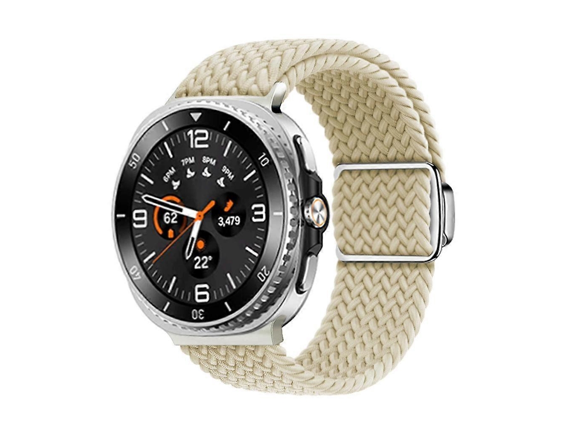 Pulseira De Nylon Trançado Com Fecho Magnético Para Samsung Galaxy Watch8 / Watch8 Classic
