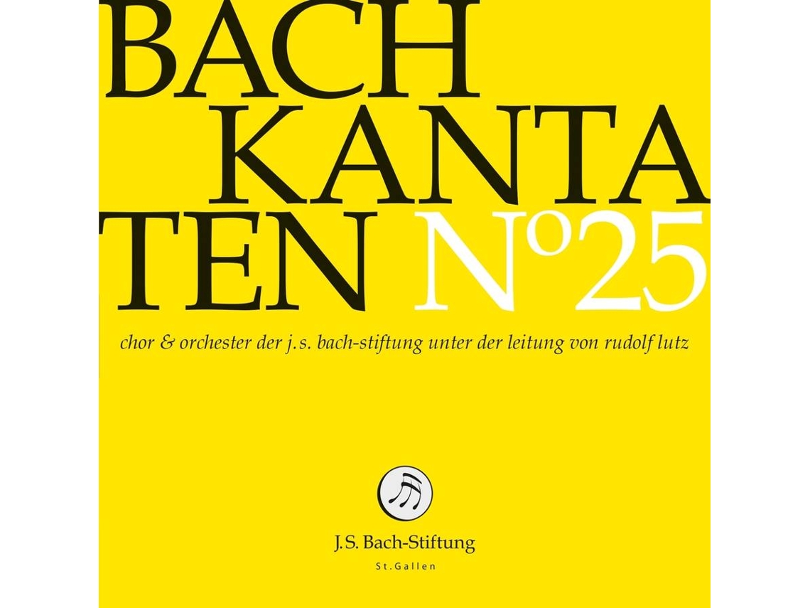 CD J.S.Bach-Stiftung/Lutz,Rudolf - Kantaten No°25 (1CD)