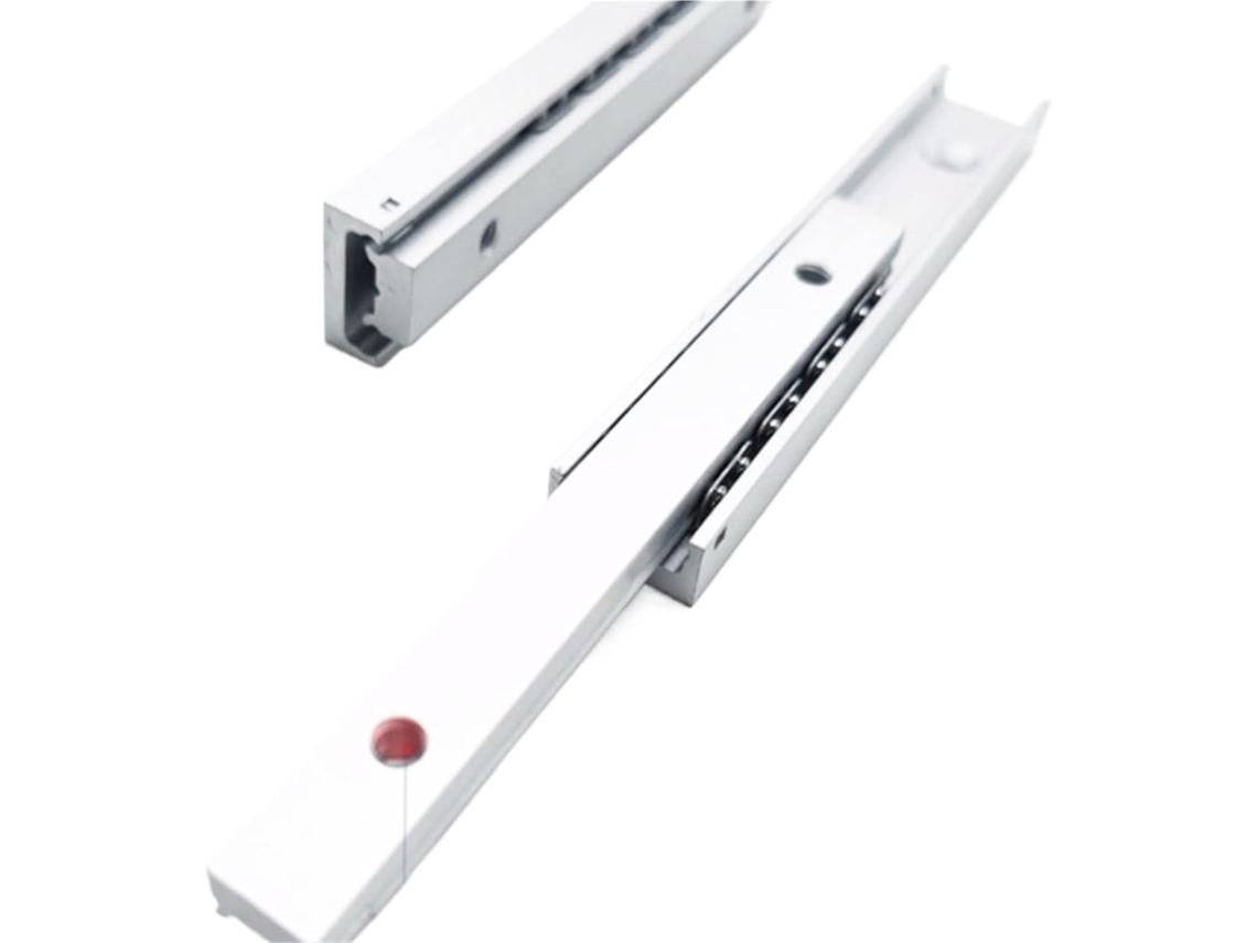 Peça De Trilho Guia Espesso 2 Seções Para Gaveta Deslizante Bidirecional 350mm X 16mm 10mm