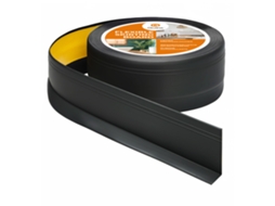 Rodapé Pvc 50x20 Mm Autoadesivo Flexível, 20 M, Preto