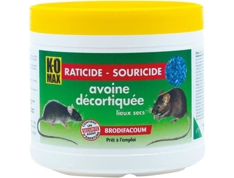 KOMAX Raticida e Matador de Ratos Aveia 140 G