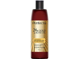 Luxurious 24k Gold Rose Oil Infused Shower Gel, 400ml Honey Enchantment Essence Perfecta