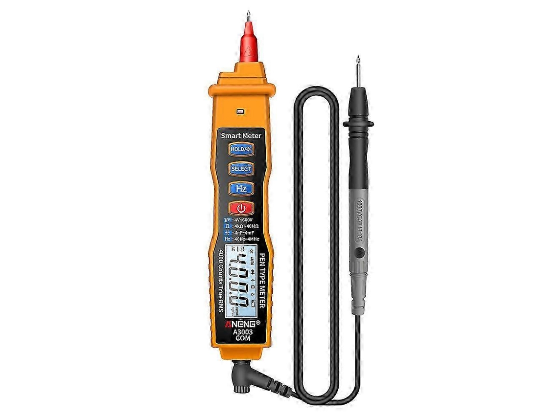 Lurelia Caneta De Teste Elétrica, A3003, 4000 Contagens, 400 V, 600 V, 4 Μf, Ncv, Alcance Automático, Capacitância, Temperatura