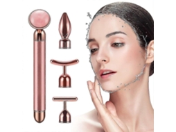 Massageador Facial 4 em 1: de Rolos para o Rosto, Braços, Olhos e Nariz. Ferramentas Beleza Cuidad os com a Pele. GOKOCO