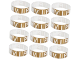 600-pulseiras Sintéticas Impermeáveis Para Festas, Eventos E, Pulseiras Para Adultos Ideais Shows E Carnavais