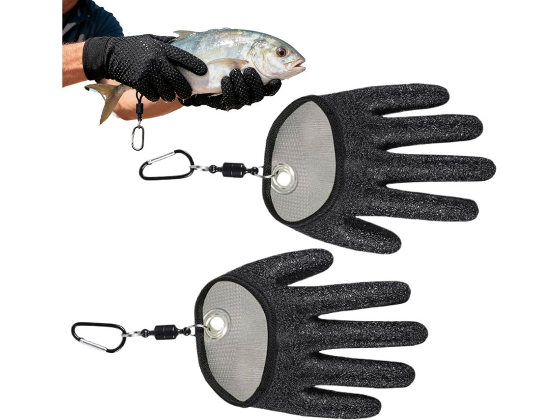 Luvas De Pesca Com Anzóis E Aderência Antiderrapante