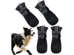 Botas Cães, Conjunto De 4 Peças, Com Almofadas Antiderrapantes