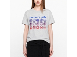 Avengers Infinity War All Icons Blend T-shirt Grey Unisex Adults Size:m