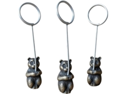 Clips de papel resistentes com temas criativos para decoração de festas e pequenos recados, marcadores de mesa.