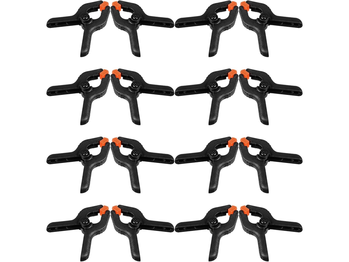 Conjunto de 50 clipes fotográficos Supvox, clipes de plástico portáteis para montagem rápida de fundos em estudos fotográficos.