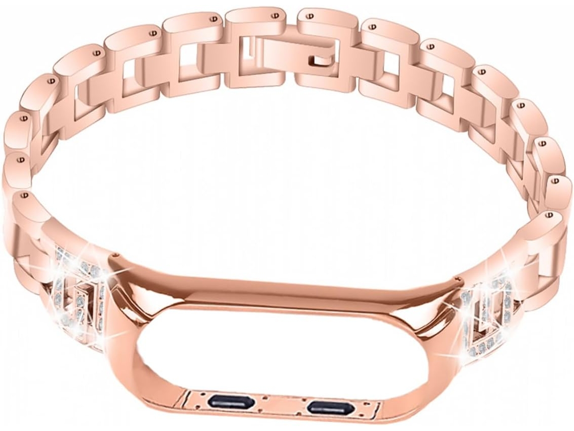Pulseira De Aço Para Relógio, Em Liga Zinco, Compatível Com