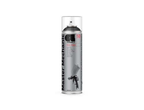 Tinta Em Spray Preta Brilhante Ral 9005 10d Master Mechanic 500 Ml Cl Cosmos Lac