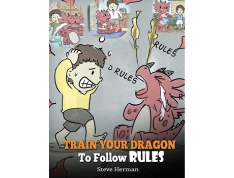 Livro Train Your Dragon To Follow Rules de Herman Steve (Inglês - Capa Dura)