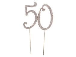 50 Unidades De Topo De Bolo De Strass