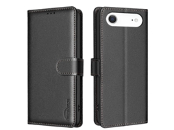 Capa De Couro Antifurto Para Celular Com Textura De Lichia E Rfid
