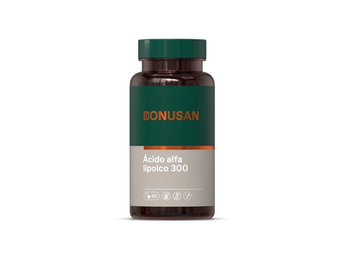 Suplemento Alimentar BONUSAN Ácido Alfa Lipoico (60 comprimidos de 300mg)