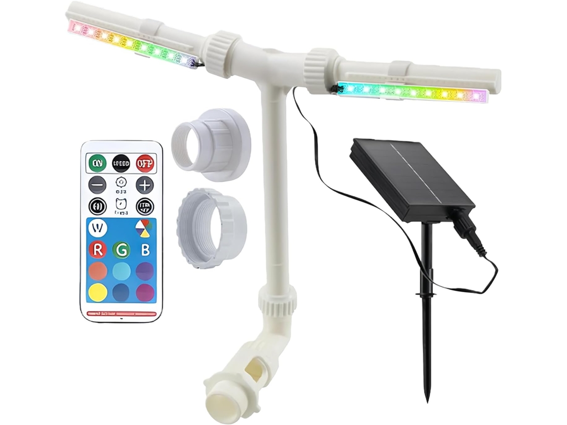 Acessórios Para Fontes De Piscina | Com Controle Remoto E Luz Led 7