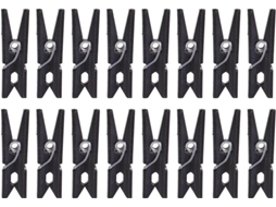 Pacote com 100 mini clipes de plástico leves e multiuso, ideais para prender roupas, artesanato e decorações de Natal.