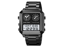 Reloj Hombre Deportivo Multifunción Dual Display Resistente Al Agua Cronógrafo Luminoso