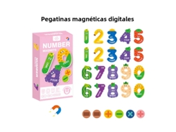 (estilo 2) Quebra-cabeça Magnético Para Geladeira, Com Letras, Números E Padrões De Animais.
