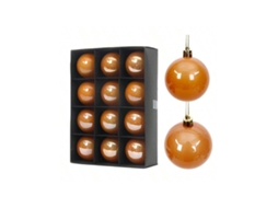Conjunto De 12 Bolas De Natal, 6cm Bola De Pérola, Rosa Dourado 12 Unidades/caixa Igvtrade