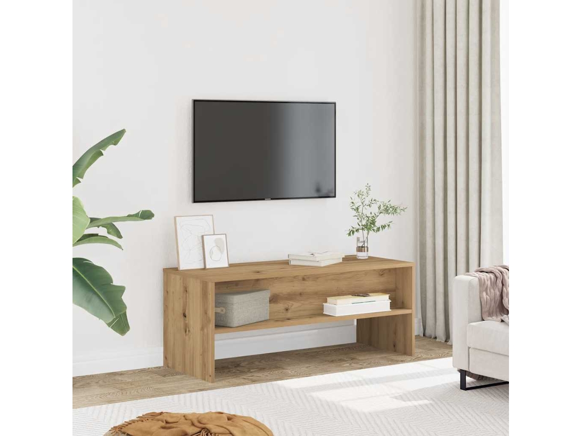 Vidaxl Móvel Tv 100x40x40 Cm Derivados De Madeira Carvalho Artisiano