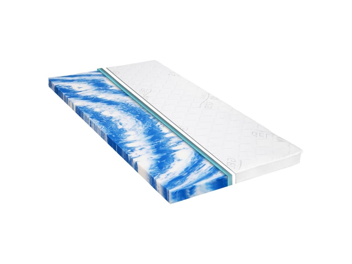 Vidaxl Sobrecolchão 100x200 Cm Espuma De Gel 7 Cm