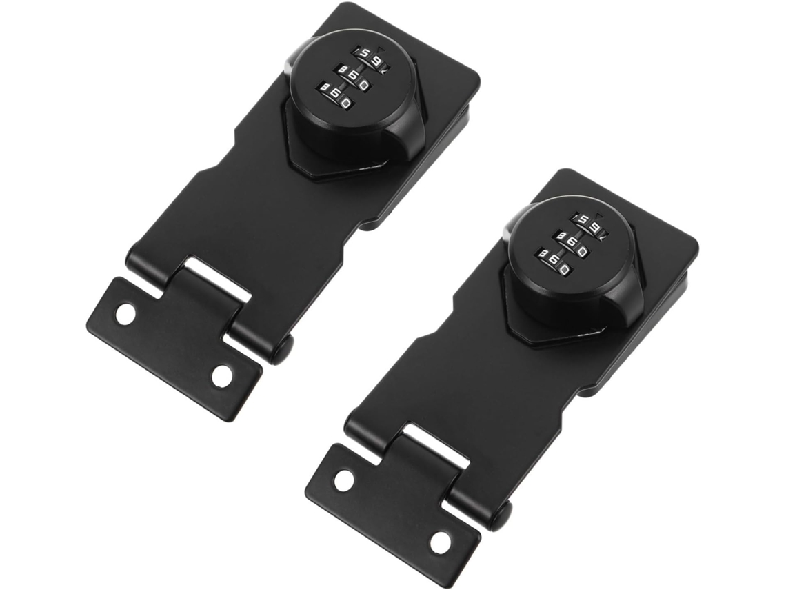 Conjunto De 2 Fechaduras Combinação Sem Chave Para Portas Armários E