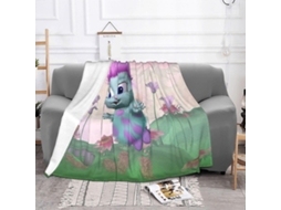 Cobertor Bibble Fly Fleece Verão Desenho Animado Respirável Macio Cobertor Para Casa Quarto Pelúcia Fina Colcha Preta-aquaforge