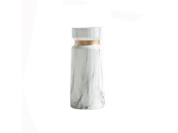 Vaso de Mármore com Transferência de Água 25cm Altura B1