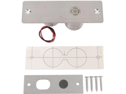 Fechadura Elétrica De Embutir Com Trava Dupla, Mini Fechadura De Embutir Integrada Em Aço Inoxidável Para Controle