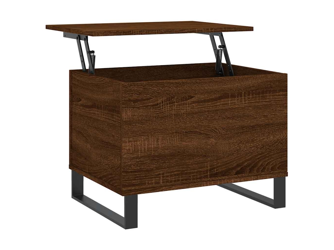 Mesa Centro Derivados Madeira Carvalho Castanho MAISON EXCLUSIVE (60x44,5x45 cm)