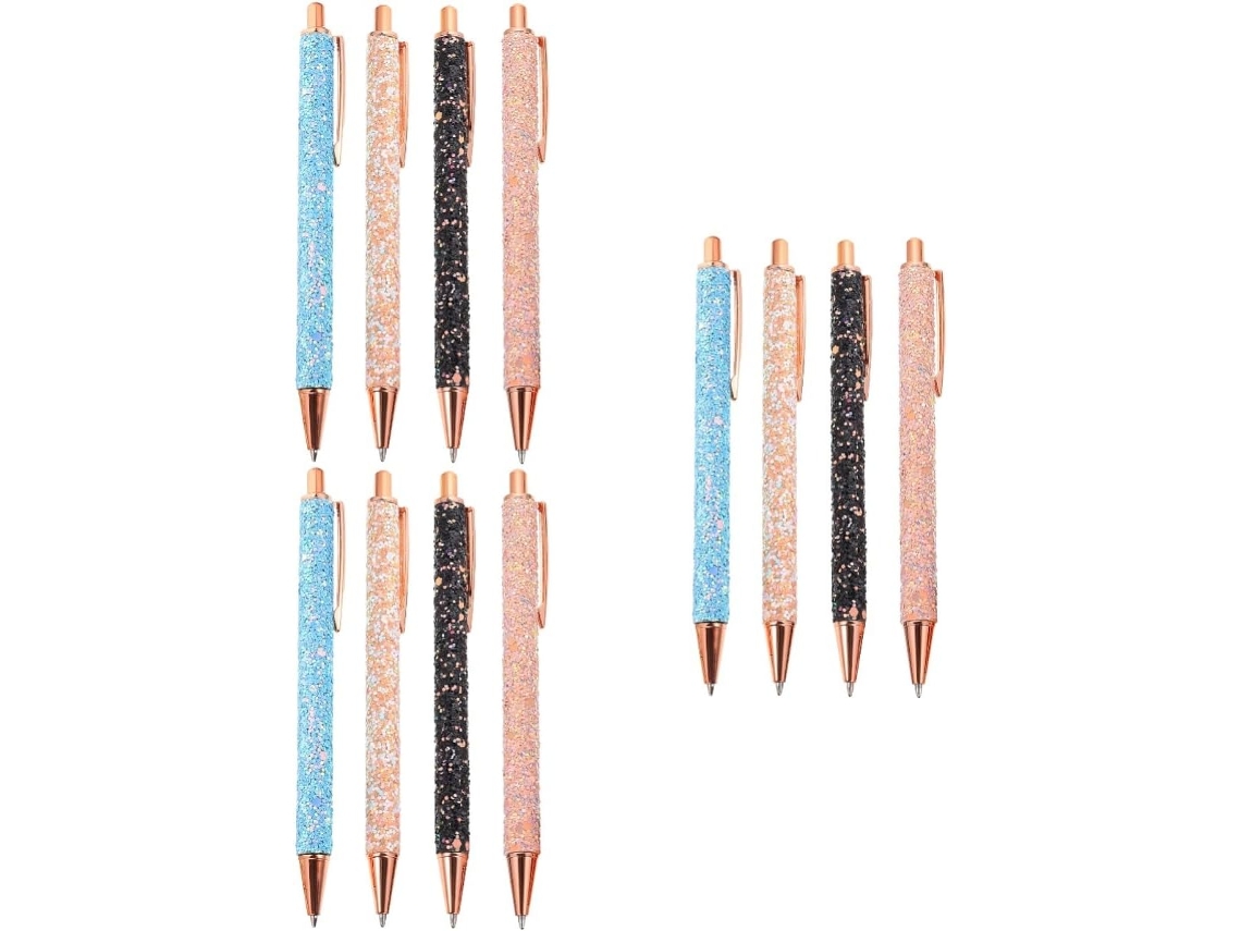 Conjunto De 12 Canetas Esferográficas Metal Ciieeo Para Uso No