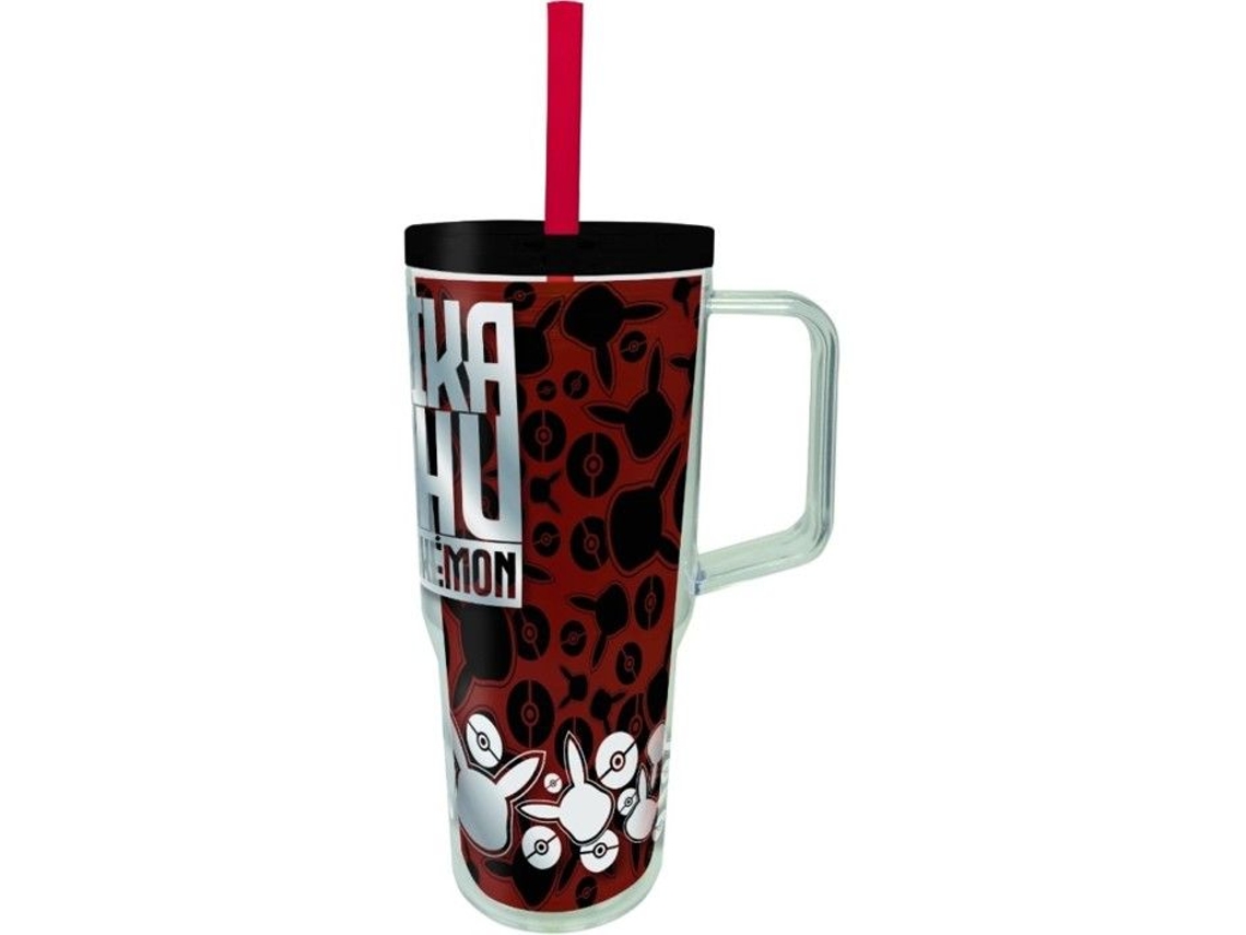 Garrafa Rambler Pokemon Dupla Parede Metal 860ml - Garrafa Térmica