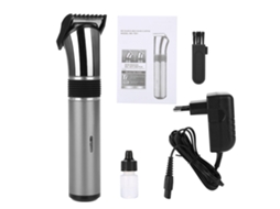 Aparelho De Corte De Cabelo Elétrico Profissional Para Crianças E Adultos Trimmer Máquina Prata