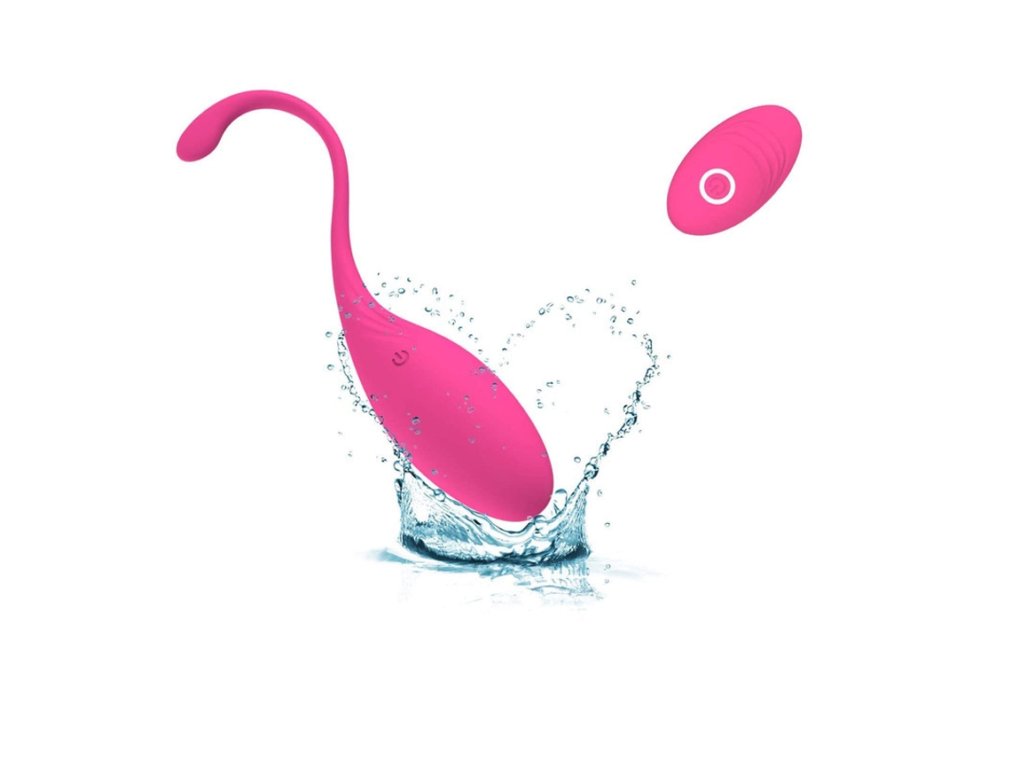 Vibrador De Controle Remoto Prova Dgua Recarregvel Com 10 Modos De Vibrao Para Mulheres (rosa) Yizhood
