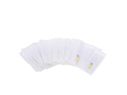 50pcs Lâmina De Agulha De Microblading Para Sobrancelha Aço Inox Manual 19u
