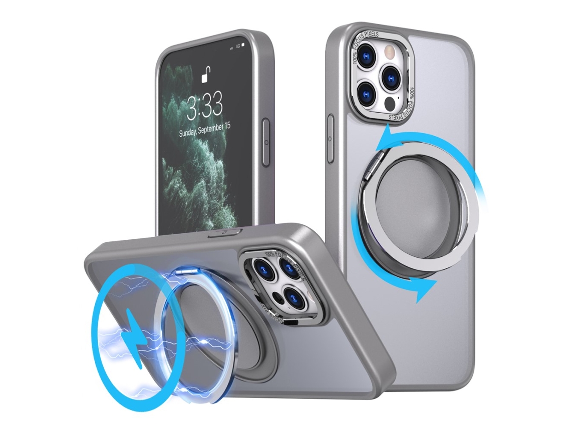 Suporte Casa Magsafe Para Iphone 11 Pro Cinzento