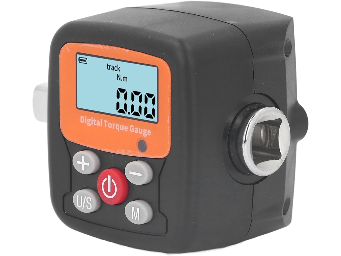 Medidor de torque digital, adaptador portátil para chave inglesa, 4 A