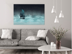 Quadro ARTGEIST Night Waves (1 Part) Wide - Second Variant (90x60)