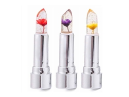 Bálsamo Labial Com Muda De Cor, 3 Unidades, Hidratante Nutritivo, Brilho Transparente De Longa Duração Com Flor De Cristal