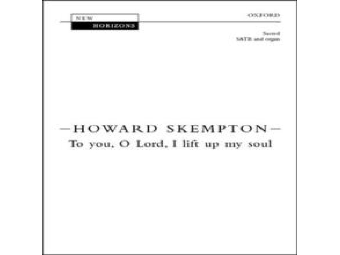 Livro To you O Lord I lift up my soul de Oxford University Press (Inglês)