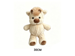 Pelúcia Vaca Highland Da Dowmoo, 30cm Em Khaki, Macia E Aconchegante, Marca Laxiscreed